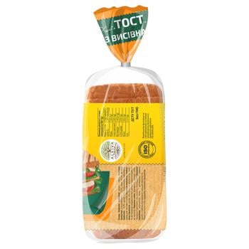 Kyivkhlib Toast Bread with Bran Sliced 350g - buy, prices for EKO Market - photo 3