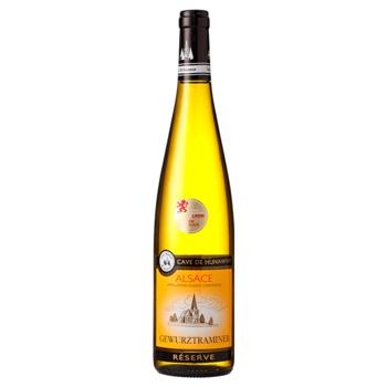 Hunawihr Gewurztraminer Medaille Semi-Dry White Wine 14% 0.75l - buy, prices for MegaMarket - photo 1