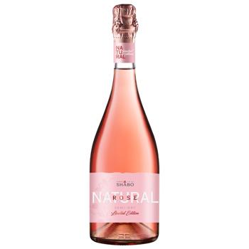 Вино ігристе Shabo Rose рожеве напівсухе 11,7% 0,75л - купити, ціни на КОСМОС - фото 1
