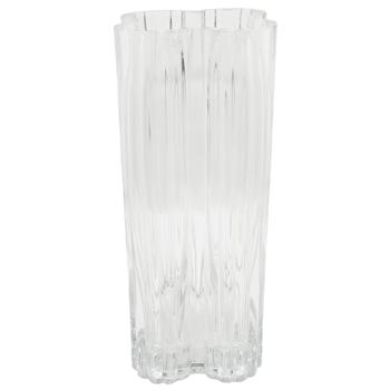 Ваза скл. 12х25 см прозора арт. 1225-64591 И530 - купить, цены на Таврия В - фото 1