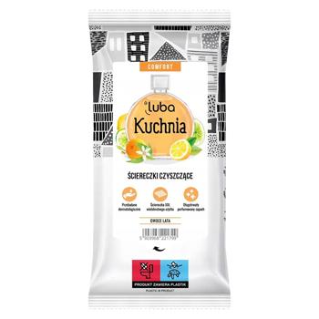 Серветки вол. Luba Comfort універ. для прибирання кухні  парфумовані 32шт - купити, ціни на Grono - фото 1
