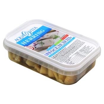 Оселедець Aquavita слабосолений філе-шматочки 300г - купити, ціни на - фото 2