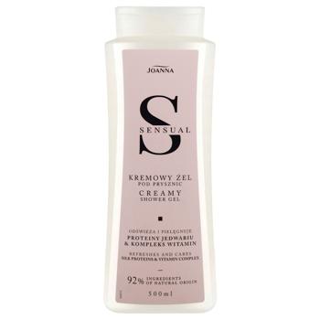 Joanna Silk Protein Shower Cream Gel 500g - buy, prices for ULTRAMARKET - photo 1