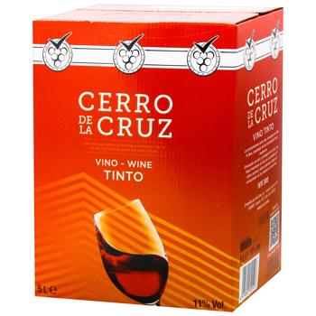 Вино Cerro de la Cruz Tinto Seco красное сухое 11% 5л
