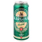 Пиво Karlova Krcma Svetle светлое фильтрованное 4% 0,5л