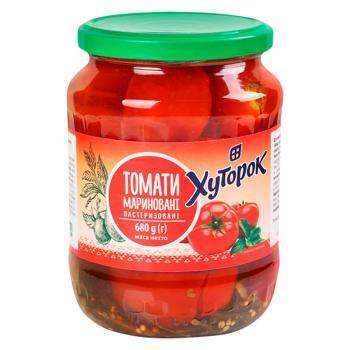 Hutorok Pickled Tmatoes 700g - buy, prices for Tavria V - photo 1