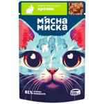 Miasna Myska Chunks in Sauce with Rabbit Wet Food for Adult Cats 100g