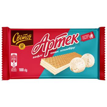 Svitoch Artek Waffles with Plombier Flavor 188g - buy, prices for Ideal - photo 1