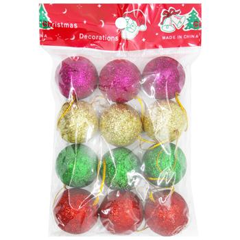 Multicolored Christmas Tree Balls 9*11cm - buy, prices for COSMOS - photo 1