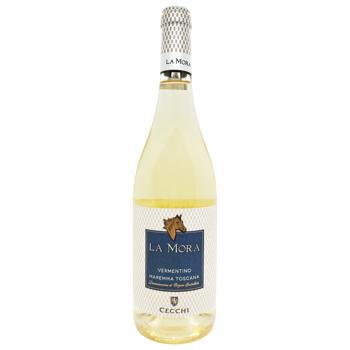 Вино La Mora Vermentino Maremma Toscana белое сухое 13% 0,75л - купить, цены на КОСМОС - фото 1