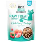 Ласощі Brit Care Raw Treat Urinary з куркою, індичкою та журавлиною для котів із захворюваннями сечовивідних шляхів 40г