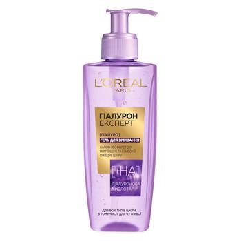 L'Oréal Paris Hyaluronic Expert Cleansing Gel for All Skin Types 200ml - buy, prices for MegaMarket - photo 1