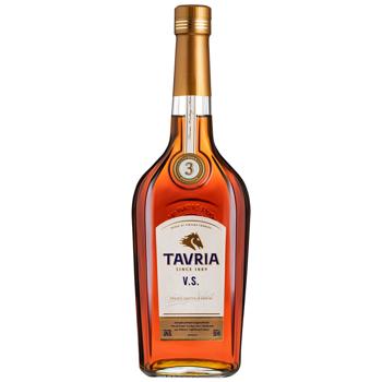 Tavria V.S. 3 Years Ukrainian Cognac 40% 0.5l - buy, prices for Biotus - photo 1