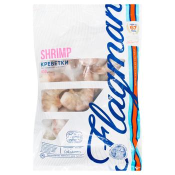 Креветки Flagman Vannamei сирі заморожені без голови 16/20 450г - купити, ціни на МегаМаркет - фото 1