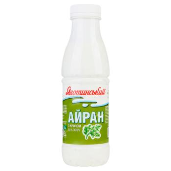 Напиток кисломолочный Яготинский Айран с укропом 1,8% 450г
