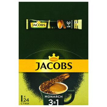 Jacobs Monarch 3in1 Instant Coffee Drink 15g x 24pcs - buy, prices for - photo 2