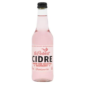 Сидр La Colvert Raspberry 5,5% 0,33л - купить, цены на NOVUS - фото 1