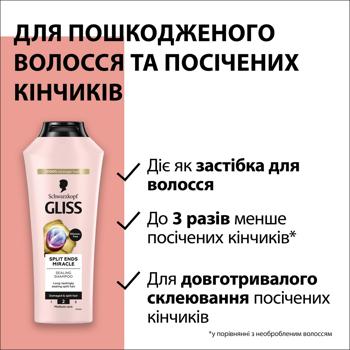Шампунь Gliss Split Hair Miracle для поврежденных волос и секущихся кончиков 250мл - купить, цены на ULTRAMARKET - фото 5