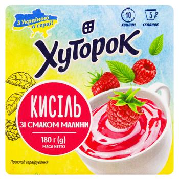 Khutorok Raspberry Flavored Kissel 180g - buy, prices for NOVUS - photo 2