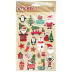 New Year Stickers 4 designs 14*25cm