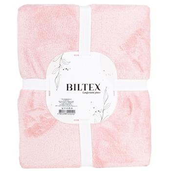 Biltex Silver Pink Plaid 160x200cm