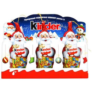 Kinder Santa Claus Chocolate Figure 3pcs 45g - buy, prices for COSMOS - photo 3