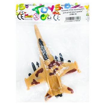 Игрушка Самолет истребитель 2189-16 - купить, цены на Чудо Маркет - фото 1