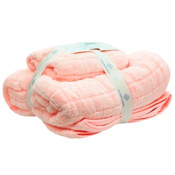 Colorful Home Microfiber Bath Towel 70*140cm+35*75cm 2pcs - buy, prices for Vostorg - photo 3