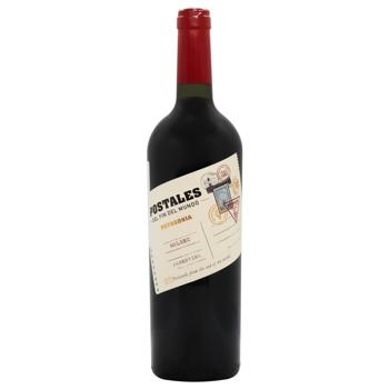 Вино del Fin del Mundo Malbec Postales червоне сухе 0,75л - купить, цены на За Раз - фото 1