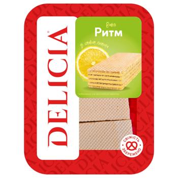 Delicia Rhythm Lemon Flavored Wafers 280g - buy, prices for NOVUS - photo 1