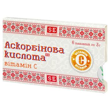 Farmakom Ascorbic Acid Vitamin C 6 tablets - buy, prices for Chudo Market - photo 1