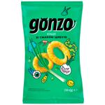 Кольца кукурузные Gonzo  со вкусом лука 150г