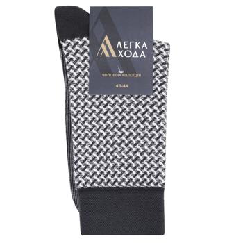 Lehka Khoda Men's Socks s.29 Dark Grey