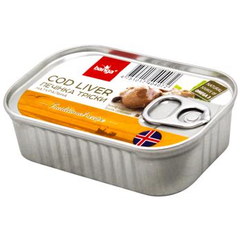 Печень трески Banga с лавровым листом и черным перцем 115г - купить, цены на КОСМОС - фото 2