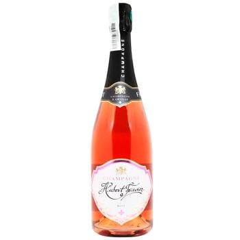 Шампанське Hubert Favier Brut Rose рожеве брют 12% 0,75л - купити, ціни на WINETIME - фото 1