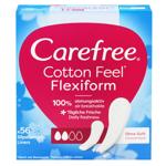 Carefree Cotton Feel Flexi Form Hygienic Pads 56pcs