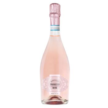 Barocco Prosecco Rose Extra Dry Sparkling Wine 11% 0.75l - buy, prices for ULTRAMARKET - photo 1