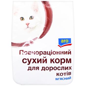 Корм сухой Aro с мясом для кошек 400г - купить, цены на METRO - фото 3