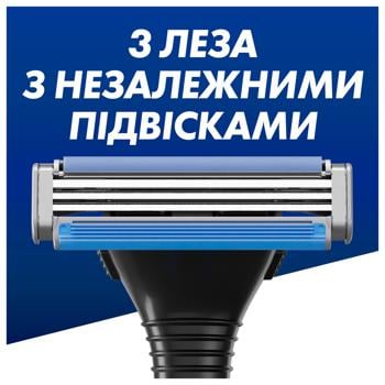 Бритва Gillette Sensor3 з 6 змінними касетами - купити, ціни на МегаМаркет - фото 3