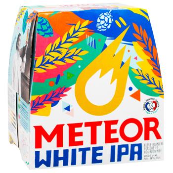 Пиво Meteor White IPA Pack світле нефільтроване 5% 6шт*250мл - купити, ціни на WINETIME - фото 3