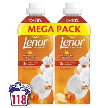 Lenor Orchid&Vanilla Fabric Conditioner 2x1.2l