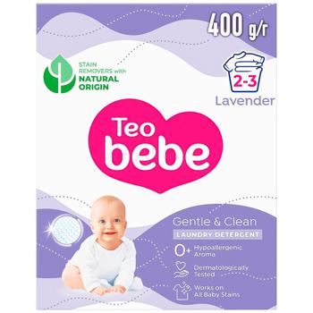 Teo Bebe Lavender Baby Washing Powder 400g - buy, prices for Chudo Market - photo 1