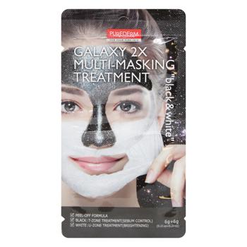 Purederm Film-Mask Black and White 6g+6g - buy, prices for Vostorg - photo 1