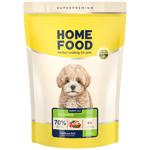 Корм сухий Home Food з ягням та рисом для цуценят малих порід 1,6кг