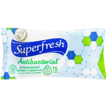 Салфетки влажные Superfresh 15шт - купить, цены на Чудо Маркет - фото 2