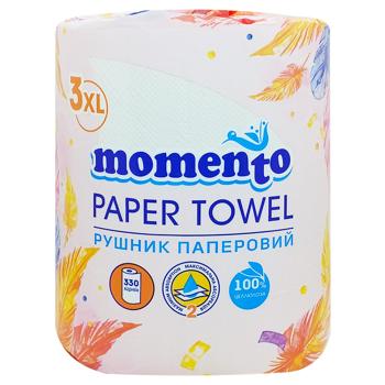 Momento 2-ply Paper Towel 1pc - buy, prices for Chudo Market - photo 1