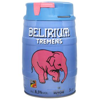 Delirium Tremens Light Filtered Beer 8.5% 5l - buy, prices for NOVUS - photo 1