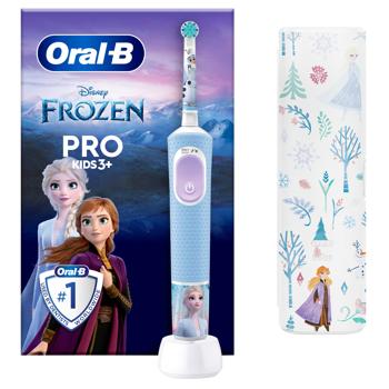 Oral-B Kids Braun Pro Frozen Electric Toothbrush + Case - buy, prices for COSMOS - photo 1