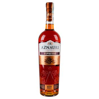 Напій спиртний Aznauri Espresso 5 років 30% 0,7л - купити, ціни на Ідеал - фото 1