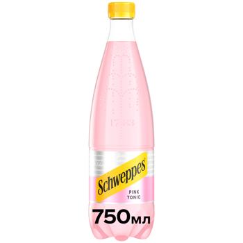 Schweppes Pink Tonic Carbonated Drink 0.75l - buy, prices for COSMOS - photo 1